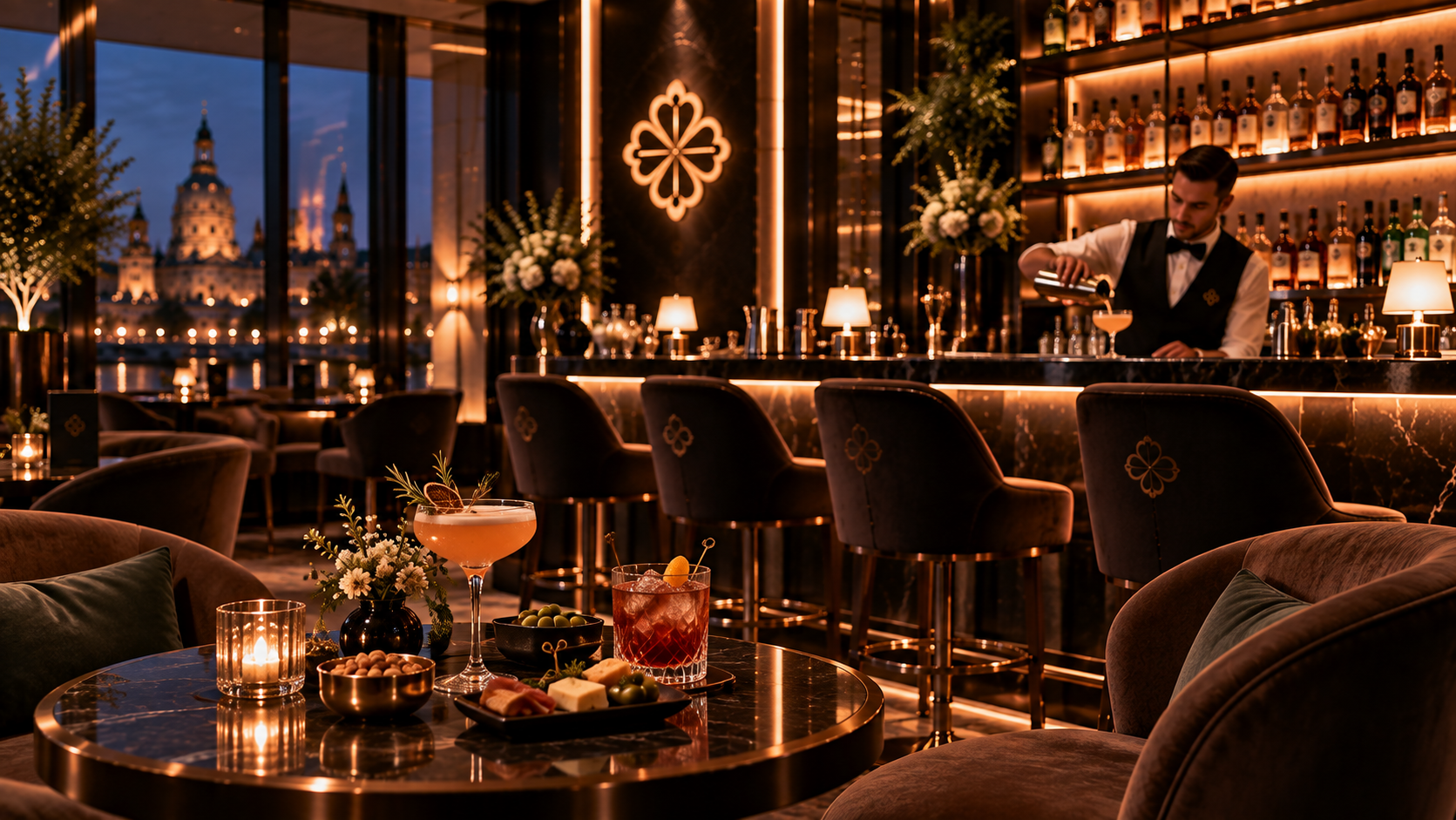 Barbereich der Casino Dresden
