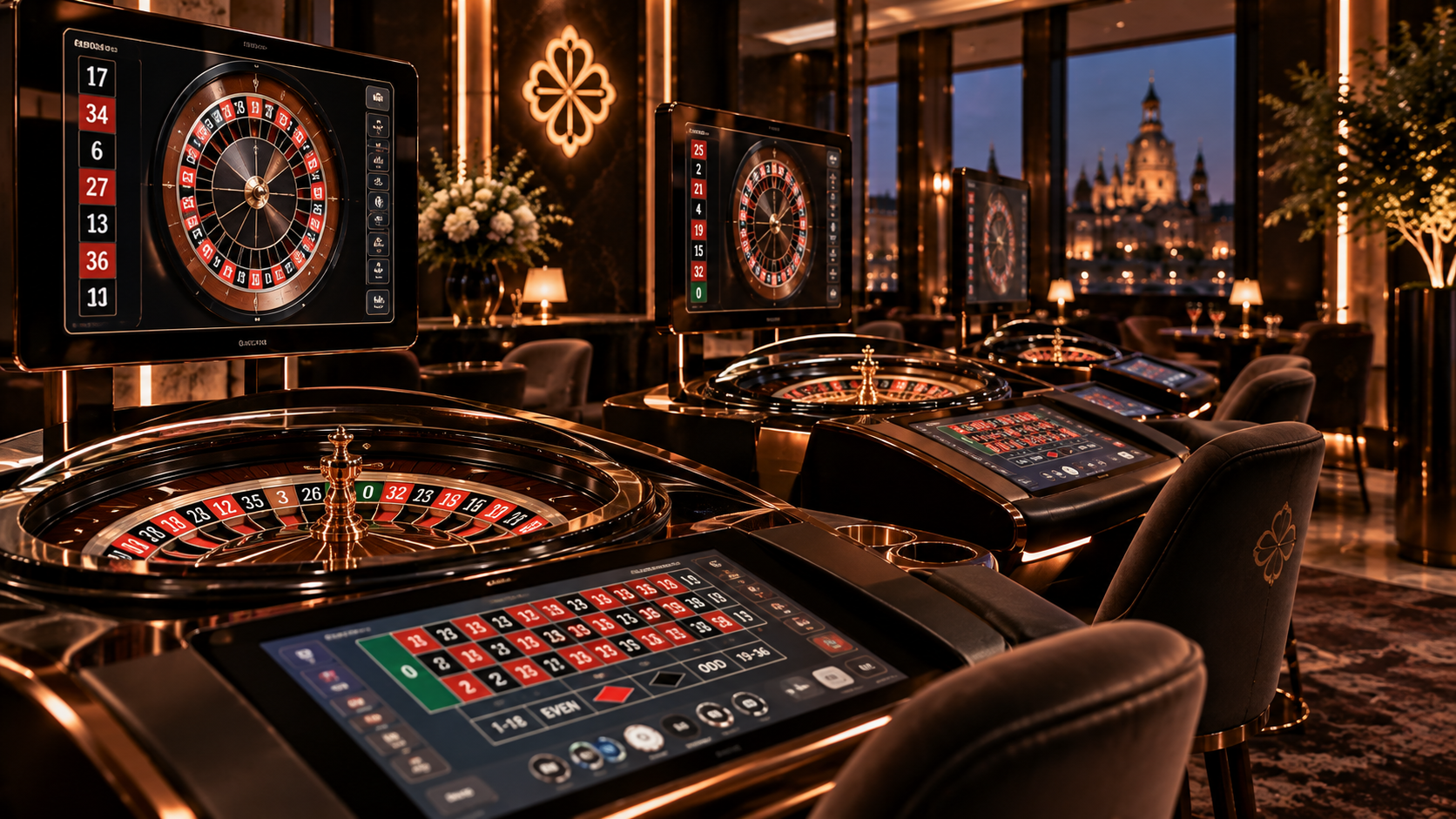Elektronisches Roulette in der Casino Dresden